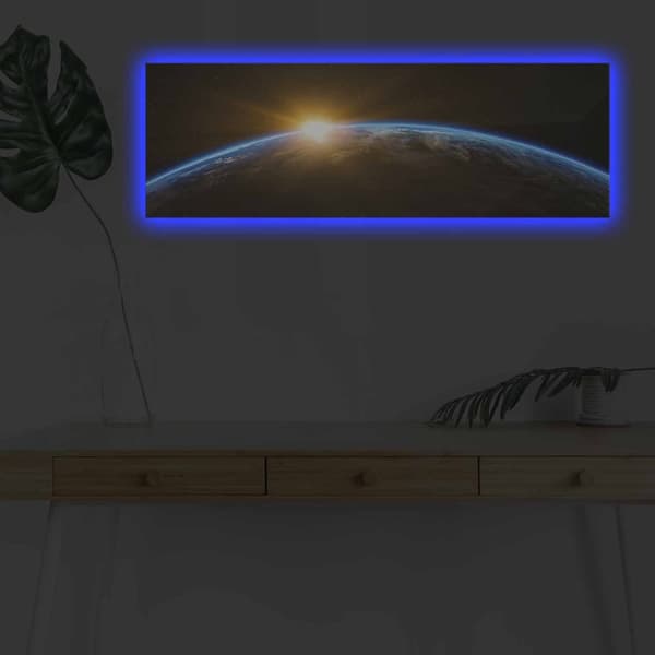Dekorativt LED-belyst lerretsmaleri 3090NASA-018