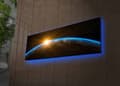 Miniatyrbilde 1 av 4: Dekorativt LED-belyst lerretsmaleri 3090NASA-018