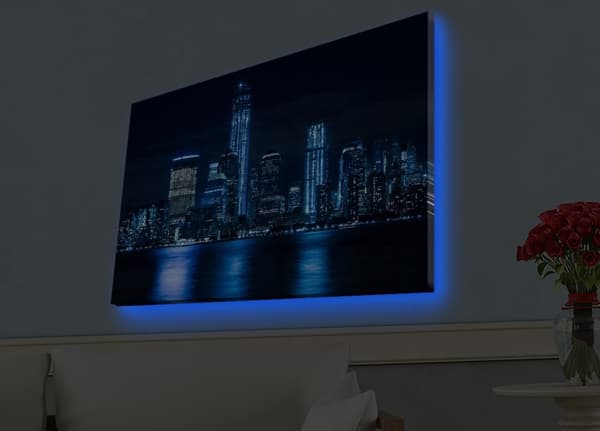 Dekorativt LED-belyst lærredsmaleri 4570HDACT-095