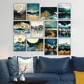 Miniatyrbild 1 av 2: Dekorativ MDF-målning (12 delar) 12MDF44YS