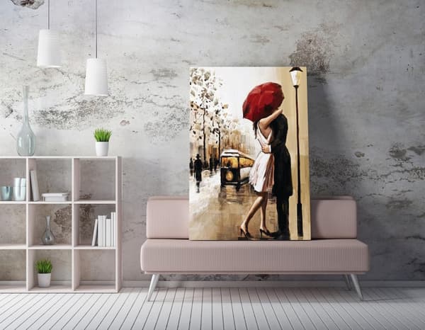 Dekorativt lerretsmaling WY79 (50 x 70)