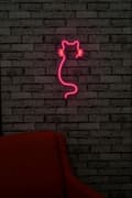 Miniatyrbillede 4 af 9: Dekorativ Plast Led Belysning Kat - Pink