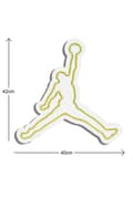 Miniatyrbilde 6 av 7: Dekorativ plast LED-belysning Basketball - Gul