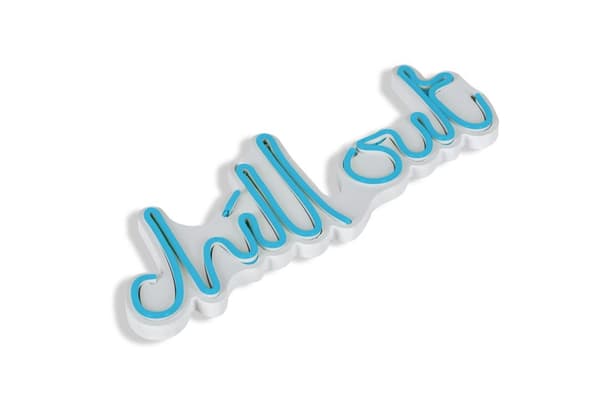 Dekorativ plast LED-belysning Chill Out - Blå