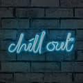 Miniatyrbilde 1 av 9: Dekorativ plast LED-belysning Chill Out - Blå