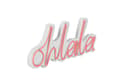 Miniatyrbild 8 av 9: Dekorativ Plast Led-belysning Oh La La - Rosa