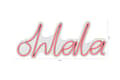 Miniatyrbild 9 av 9: Dekorativ Plast Led-belysning Oh La La - Rosa