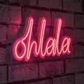 Miniatyrbild 1 av 9: Dekorativ Plast Led-belysning Oh La La - Rosa