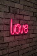 Miniatyrbild 2 av 9: Dekorativ Plast Led Belysning Love - Rosa