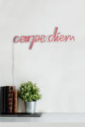Miniatyrbild 5 av 9: Dekorativ Plast Led-belysning Carpe Diem - Rosa
