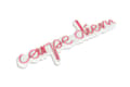 Miniatyrbild 6 av 9: Dekorativ Plast Led-belysning Carpe Diem - Rosa