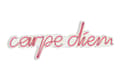Miniatyrbild 7 av 9: Dekorativ Plast Led-belysning Carpe Diem - Rosa