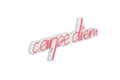 Miniatyrbild 8 av 9: Dekorativ Plast Led-belysning Carpe Diem - Rosa