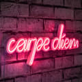 Miniatyrbild 1 av 9: Dekorativ Plast Led-belysning Carpe Diem - Rosa