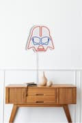 Miniatyrbillede 5 af 9: Dekorativ Plast Led Belysning Darth Vader - Rød Blå