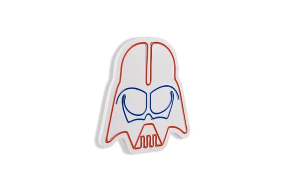 Dekorativ Plast Led Belysning Darth Vader - Rød Blå