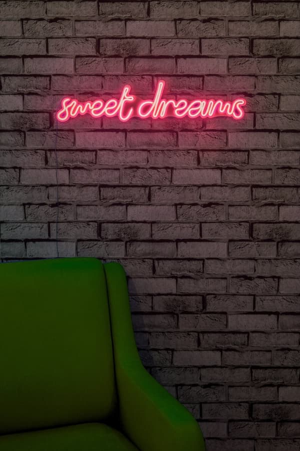 Dekorativ Plast Led-belysning Sweet Dreams - Rosa