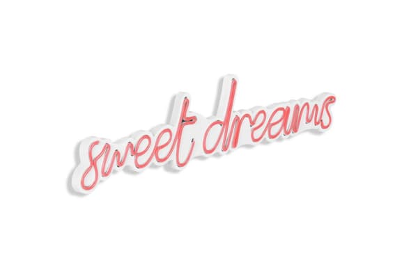 Dekorativ Plast Led-belysning Sweet Dreams - Rosa