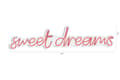 Miniatyrbild 9 av 9: Dekorativ Plast Led-belysning Sweet Dreams - Rosa