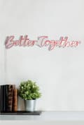 Miniatyrbilde 5 av 9: Dekorativ plast LED-belysning Better Together - Rosa