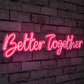 Miniatyrbilde 1 av 9: Dekorativ plast LED-belysning Better Together - Rosa