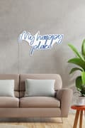 Pikkukuva 4 / 7: Koristeellinen muovinen led-valaistus My Happy Place - sininen