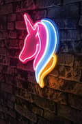 Miniatyrbild 2 av 8: Dekorativ Plast Led Belysning Unicorn - Vit, Blå, Gul