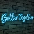 Miniatyrbilde 1 av 9: Dekorativ plast LED-belysning Better Together - Blå