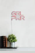 Miniatyrbillede 5 af 9: Dekorativ Plast Led Belysning Girl Power - Pink