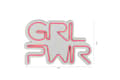 Miniatyrbillede 9 af 9: Dekorativ Plast Led Belysning Girl Power - Pink