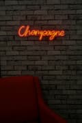Miniatyrbild 4 av 9: Dekorativ Plast Led Belysning Champagne - Röd