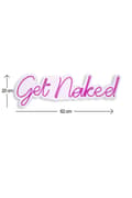 Miniatyrbillede 6 af 7: Dekorativ Plast Led Belysning Get Naked - Pink