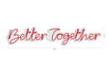 Miniatyrbild 9 av 9: Dekorativ Plast Led-belysning Better Together - Röd