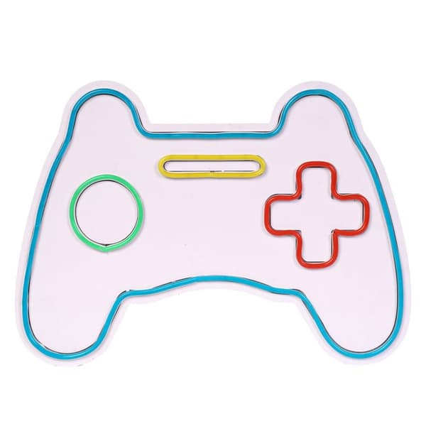 Dekorativ Plast Led-belysning Play Station Gaming Controller - Blå