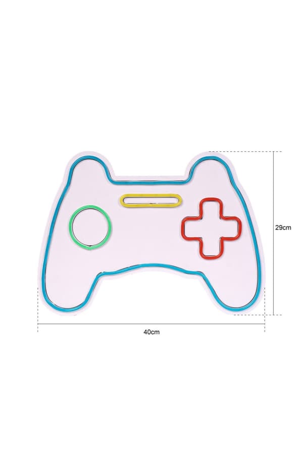 Dekorativ Plast Led-belysning Play Station Gaming Controller - Blå