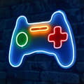 Miniatyrbild 1 av 8: Dekorativ Plast Led-belysning Play Station Gaming Controller - Blå
