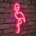 Pikkukuva 1 / 9: Koristeellinen muovinen led-valaistus Flamingo - vaaleanpunainen