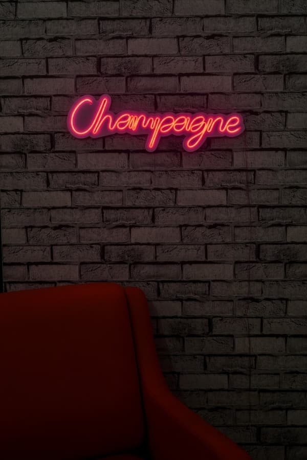 Dekorativ Plast Led Belysning Champagne - Rosa