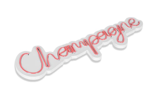Dekorativ Plast Led Belysning Champagne - Rosa