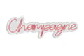 Miniatyrbild 7 av 9: Dekorativ Plast Led Belysning Champagne - Rosa