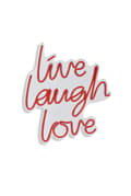 Miniatyrbild 7 av 9: Dekorativ Plast Led-belysning Live Laugh Love - Röd