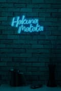 Miniatyrbillede 3 af 9: Dekorativ Plast Led Belysning Hakuna Matata - Blå