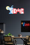 Miniatyrbilde 4 av 8: Dekorativ LED-belysningsstang i plast - Flerfarget