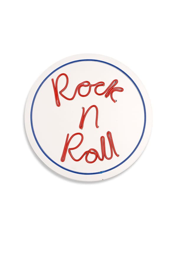 Dekorativ Plast Led-belysning Rock n Roll - Flerfärgad