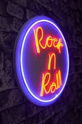 Miniatyrbild 1 av 7: Dekorativ Plast Led-belysning Rock n Roll - Flerfärgad