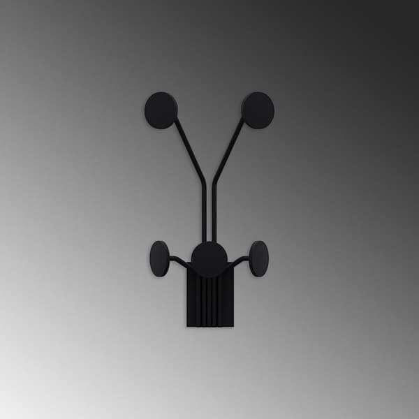 Metall veggkrok giraff