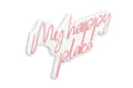 Miniatyrbilde 6 av 7: Dekorativ plast LED-belysning My Happy Place - Rosa