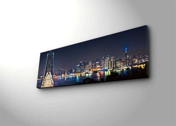 Dekorativt LED-belyst lerretsmaling 3090İACT-37