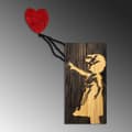 Miniatyrbilde 4 av 9: Dekorativt treveggtilbehør Banksy - 15-1