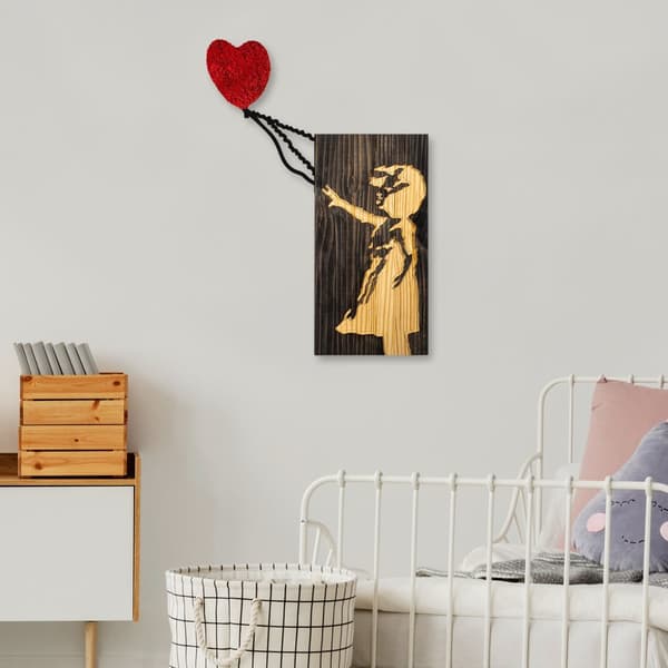Dekorativt treveggtilbehør Banksy - 15-1